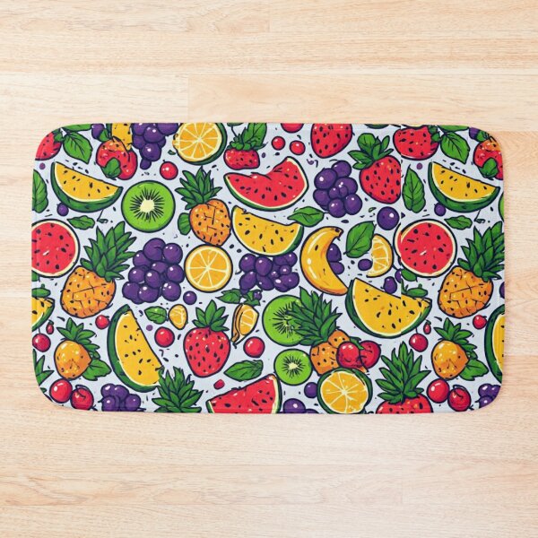 Item preview, Tropical Fruit Seamless Pattern Sliced Watermelon and Pineapple Art designed and sold by dcohea.