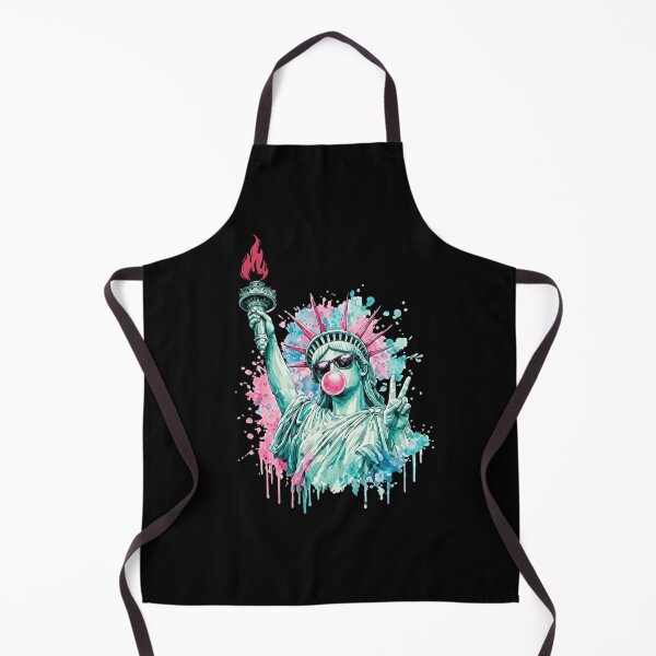 Item preview, Cool Statue of Liberty Peace Sign Bubble Gum Watercolor Art designed and sold by haitrieuic96.