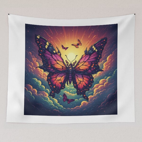 Item preview, Colorfull butterflys designed and sold by Kari's shop.