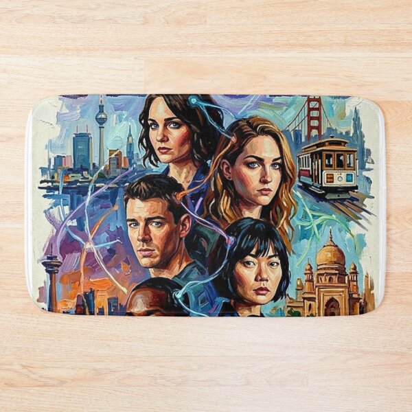 Item preview, Connected Souls – Sense8 Cinematic Oil Painting Print designed and sold by Art's Diner.