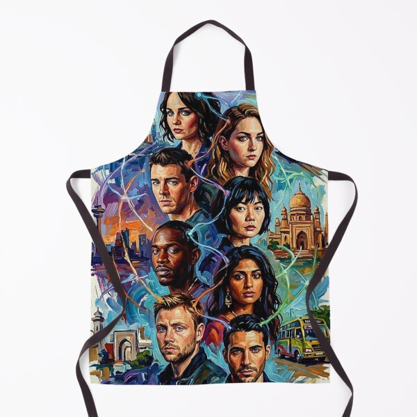 Item preview, Connected Souls – Sense8 Cinematic Oil Painting Print designed and sold by Art's Diner.