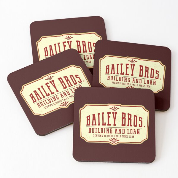 Item preview, Bailey Bros. Building and Loan Burgundy designed and sold by Normbot2000.