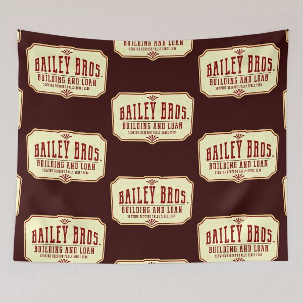 Item preview, Bailey Bros. Building and Loan Burgundy designed and sold by Normbot2000.