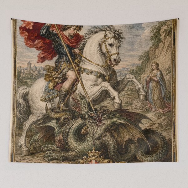 Item preview, Saint George and the Dragon — Defender of Faith designed and sold by Crux Fidelis.