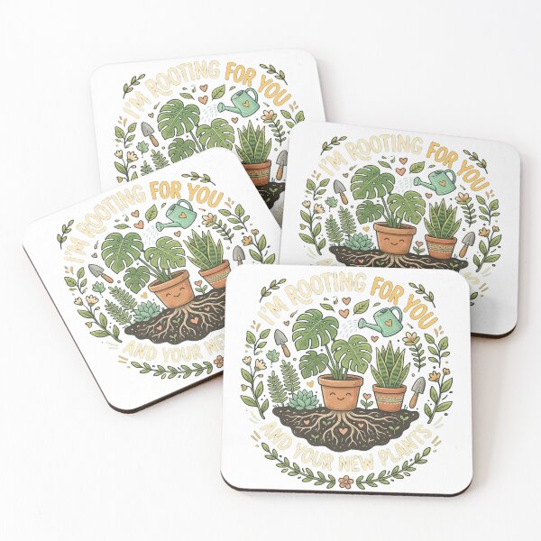 Item preview, I'm Rooting For You and Your New Plants designed and sold by Wander & Create.