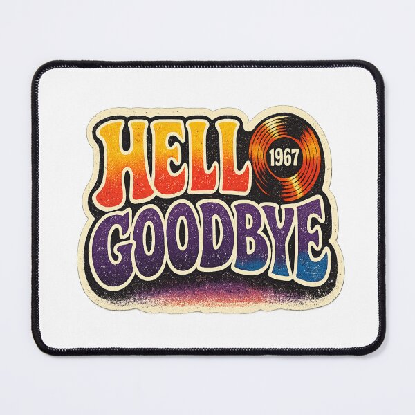 Item preview, Hello Goodbye 1967 Retro Vinyl Vibes designed and sold by Dresut.