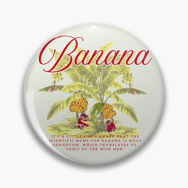Item preview, Vintage Botanical Banana Tree Fruit Of The Wise Men Art designed and sold by SilverSeaBKK.