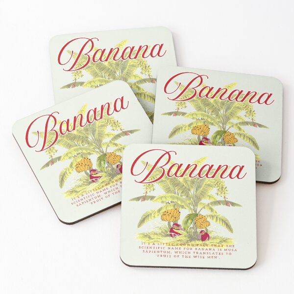 Item preview, Vintage Botanical Banana Tree Fruit Of The Wise Men Art designed and sold by SilverSeaBKK.
