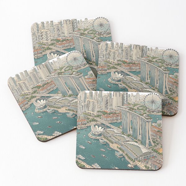 Item preview, Golden Views of Marina Bay Singapore designed and sold by HexOne.