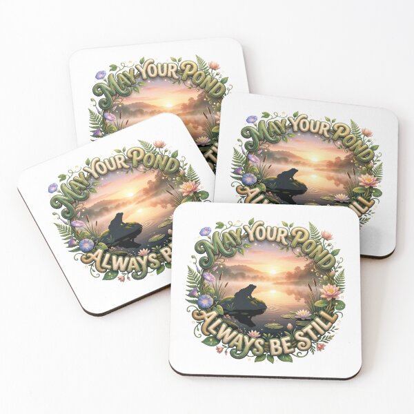 Item preview, May Your Pond Always Be Still Cottagecore Blessing designed and sold by pradeepvisuals.
