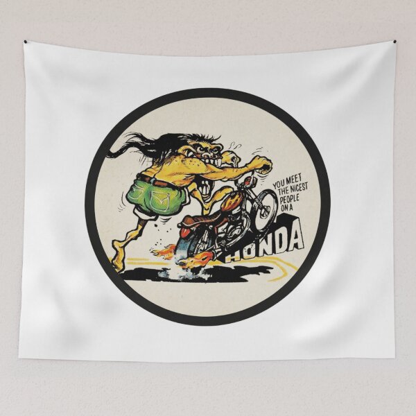 Item preview, YOU MEET THE NICEST PEOPLE ON A HONDA, YELLOW BIKER, MR. GREEN JEANS CUT-OFFS designed and sold by V3GFX.