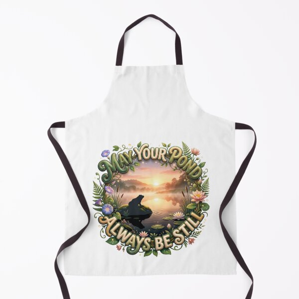 Item preview, May Your Pond Always Be Still Cottagecore Blessing designed and sold by pradeepvisuals.