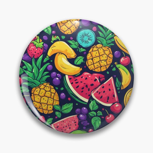 Item preview, Tropical Fruit Seamless Pattern Sliced Watermelon and Pineapple Art designed and sold by dcohea.