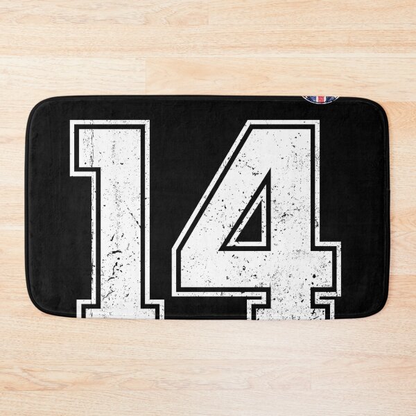 Item preview, Soccer player Jersey number 14 Uk Flag designed and sold by LiviuGligoros.