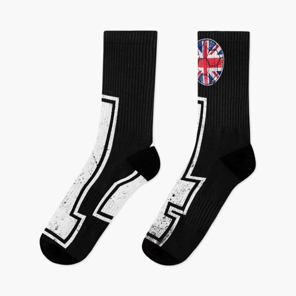Item preview, Soccer player Jersey number 14 Uk Flag designed and sold by LiviuGligoros.