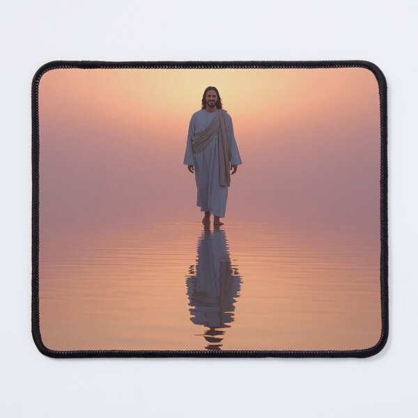 Item preview, Jesus Walking on Water Christian Sunrise Artwork designed and sold by CoastalEmp.