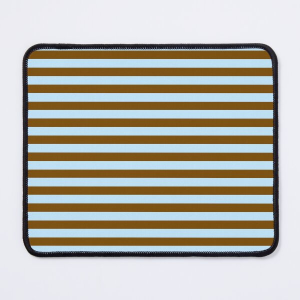 Item preview, brown and blue stripes designed and sold by Made by Badgal.