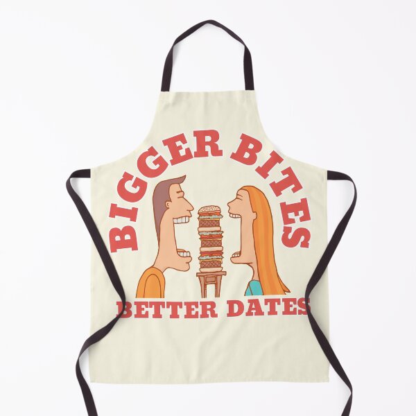 Item preview, Bigger Bites Better Dates Funny Couple Hamburger Art designed and sold by SilverSeaBKK.