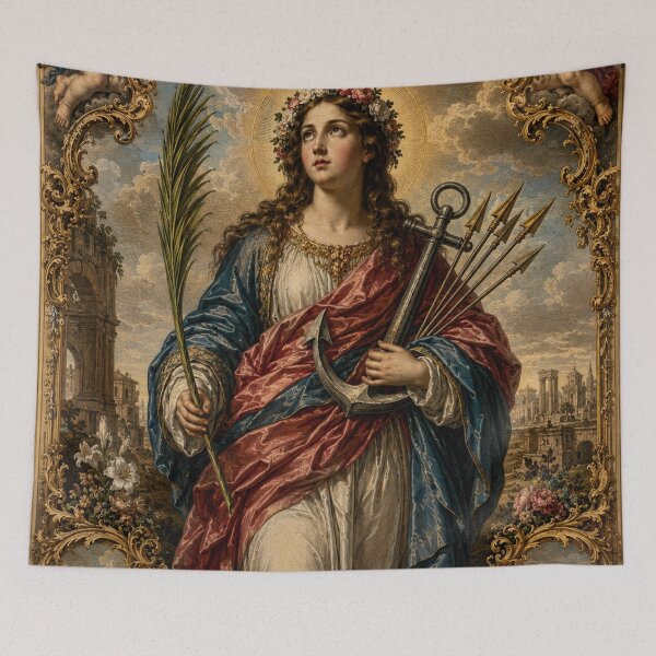 Item preview, Saint Philomena – Virgin and Martyr | Sacred Catholic Artwork designed and sold by Crux Fidelis.
