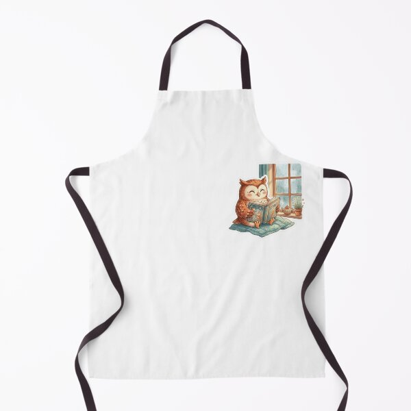 Item preview, Rainy Owl Reading designed and sold by Thalora Store.