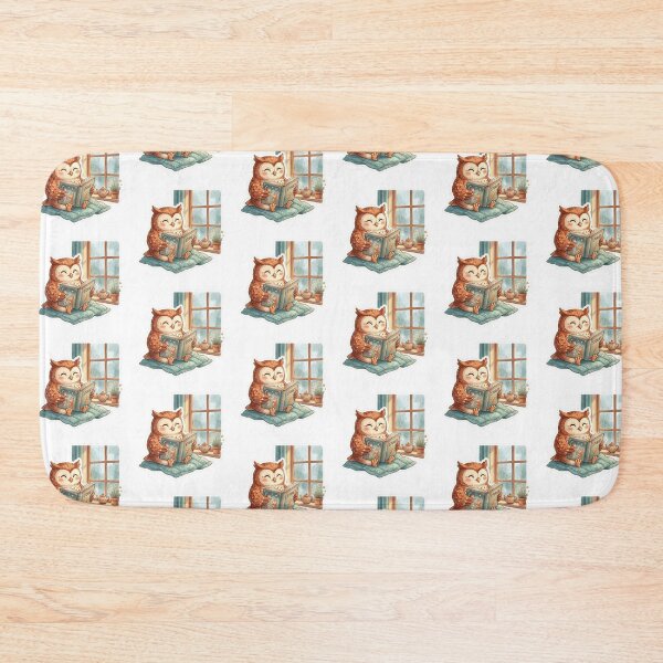 Item preview, Rainy Owl Reading designed and sold by Thalora Store.