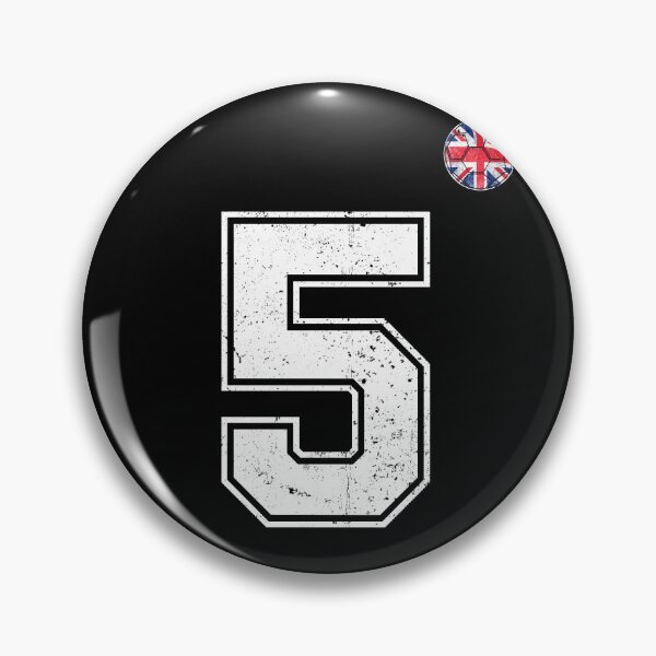 Item preview, Soccer player Jersey number 5 Uk Flag designed and sold by LiviuGligoros.