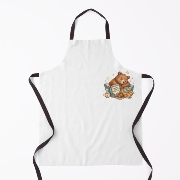 Item preview, Sleepy Reading Bear designed and sold by Thalora Store.