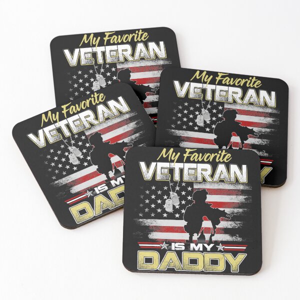 Item preview, My Favorite Veteran Is My Daddy Proud Military Family Tribute designed and sold by zamiokaline.