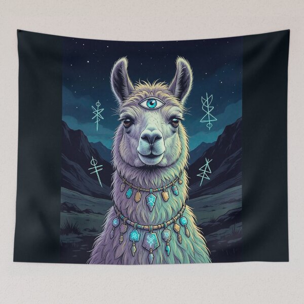 Item preview, Urban Llama Totem Mystic designed and sold by etermagico.