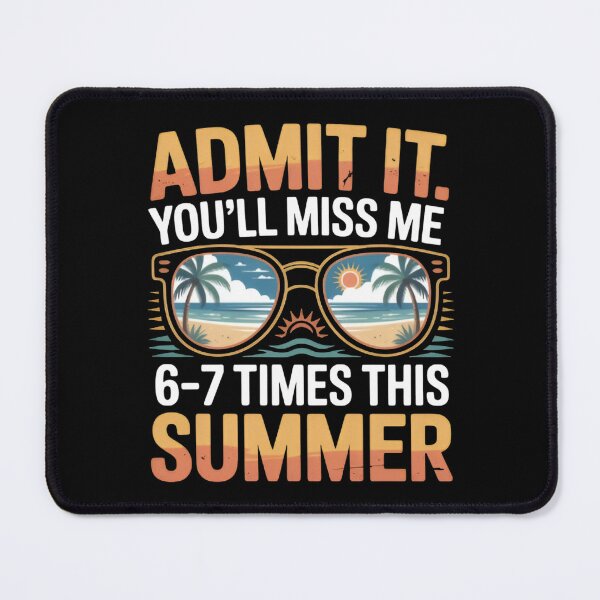 Item preview, Admit It You’ll Miss Me This Summer – Funny Teacher Vacation designed and sold by Zizo-DR44.