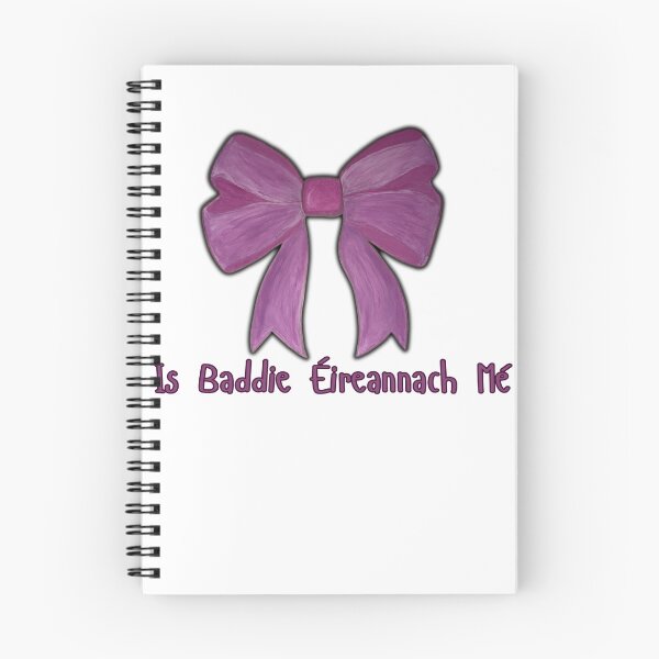 Item preview, Is Baddie Éireannach Mé — Irish Baddie Bow Art Print designed and sold by heartofireland.