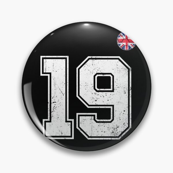 Item preview, Soccer player Jersey number 19 Uk Flag designed and sold by LiviuGligoros.