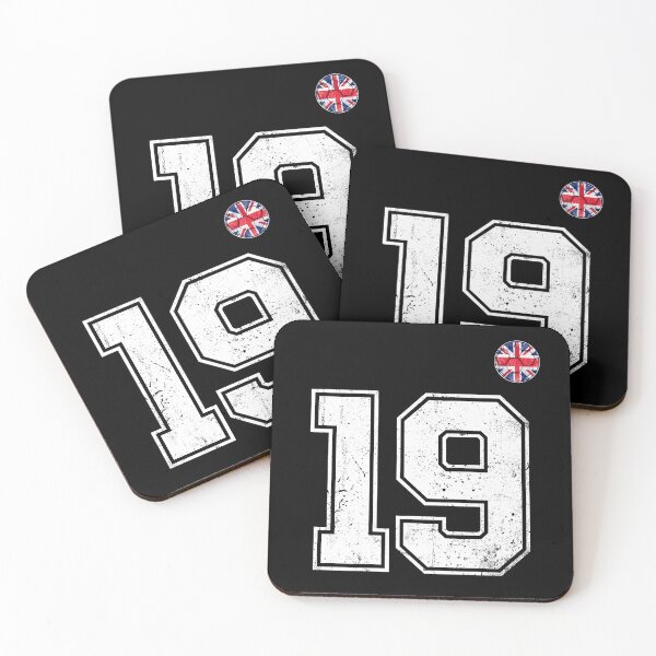 Item preview, Soccer player Jersey number 19 Uk Flag designed and sold by LiviuGligoros.