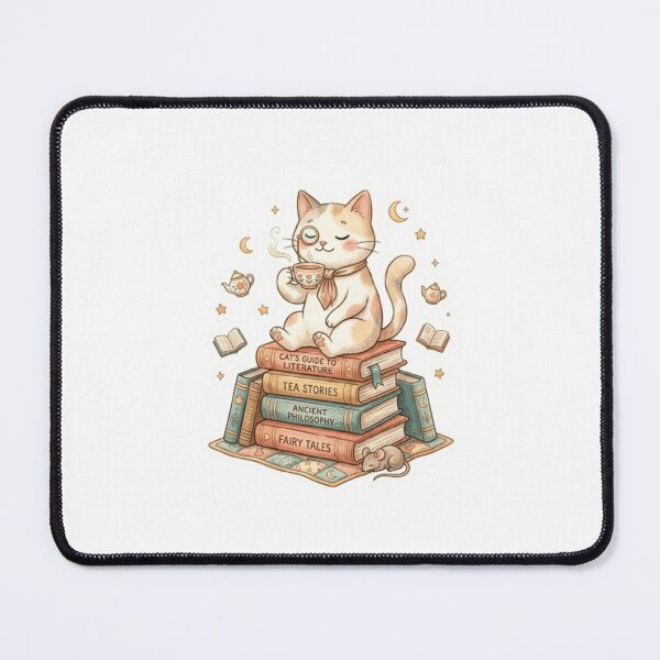 Item preview, Tea Lover Cat designed and sold by Thalora Store.