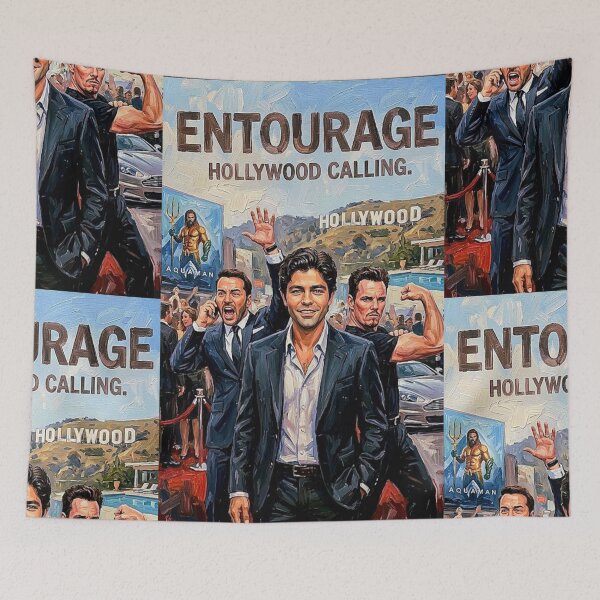 Item preview, Hollywood Calling – Entourage Fine Art Print designed and sold by Art's Diner.