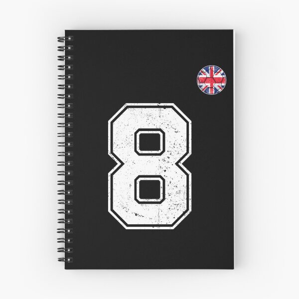 Item preview, Soccer player Jersey number 8 Uk Flag designed and sold by LiviuGligoros.