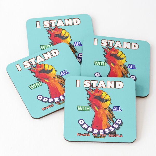 Item preview, I Stand With All Oppressed - Power To The People designed and sold by kinkatstyle.