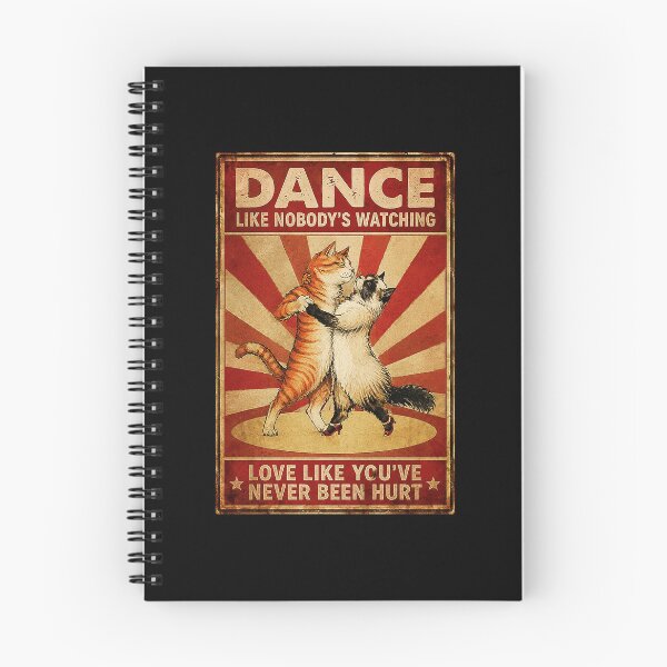 Item preview, Vintage Dancing Cats Poster with Love and Life Inspiration designed and sold by ferminhays.