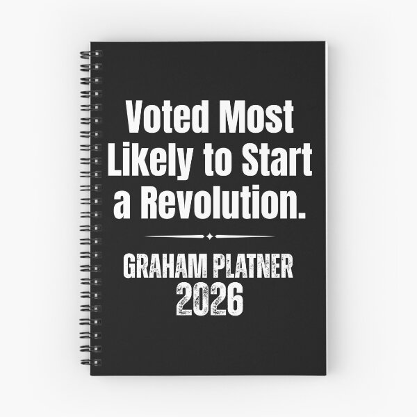 Item preview, Graham Platner 2026 Most Likely To Start A Revolution Modern Bold Text designed and sold by EarthArtDesigns.