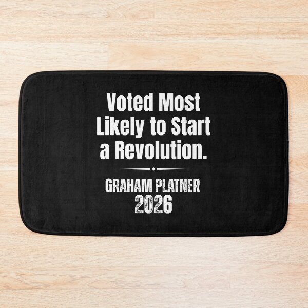 Item preview, Graham Platner 2026 Most Likely To Start A Revolution Modern Bold Text designed and sold by EarthArtDesigns.