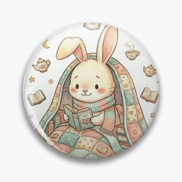 Item preview,  Blanket Bunny Reader designed and sold by Thalora Store.