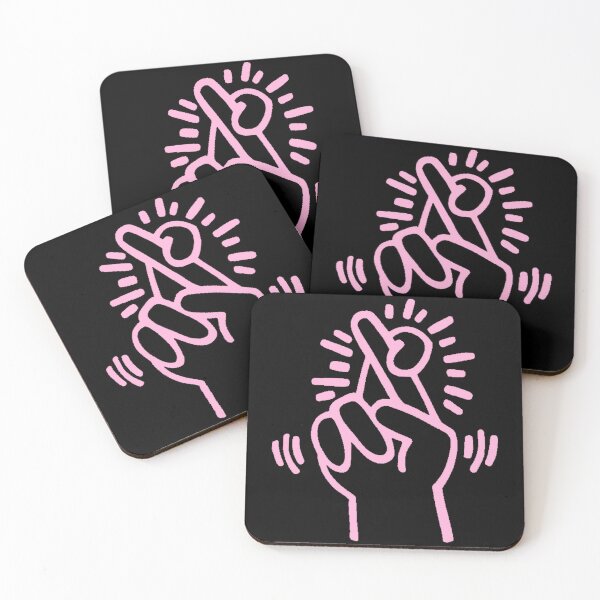 Item preview, keith pink haring logo designed and sold by BrooklynLeannon.