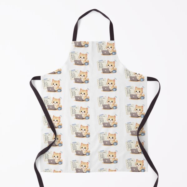 Item preview, Cute programmer cat- plan for today  designed and sold by saeede-afshari.