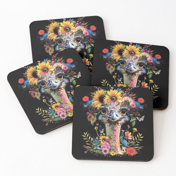 Item preview, Funny Ostrich Floral Colorful Boys Girls Kids designed and sold by rafaeltto.