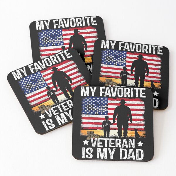 Item preview, My Favorite Veteran Is My Dad Patriotic American Family Tribute designed and sold by zamiokaline.