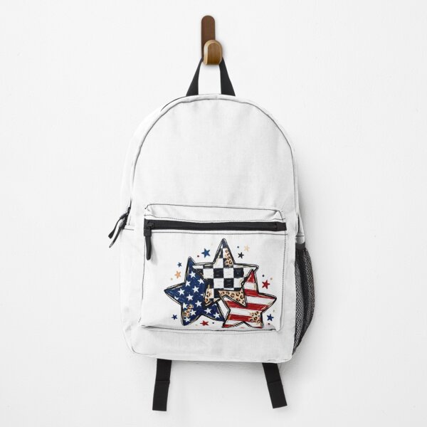 Item preview, Patriotic Racing Flag & Leopard Print Stars designed and sold by HUTEND.