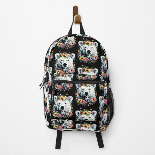 Item preview, Funny Polar Bear Floral Colorful Boys Girls Kids designed and sold by rafaeltto.