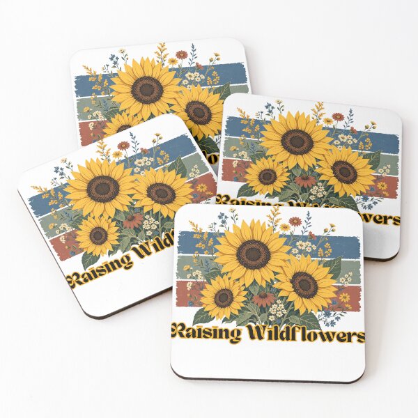 Item preview, Retro Raising Wildflowers Sunflower Boho Bouquet designed and sold by NSB-Design.