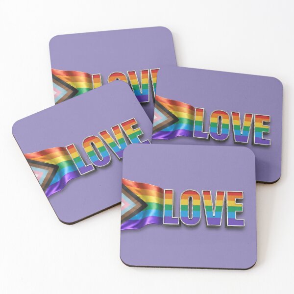 Item preview, Love and the Rainbow Flag designed and sold by Poli Pup Pix.