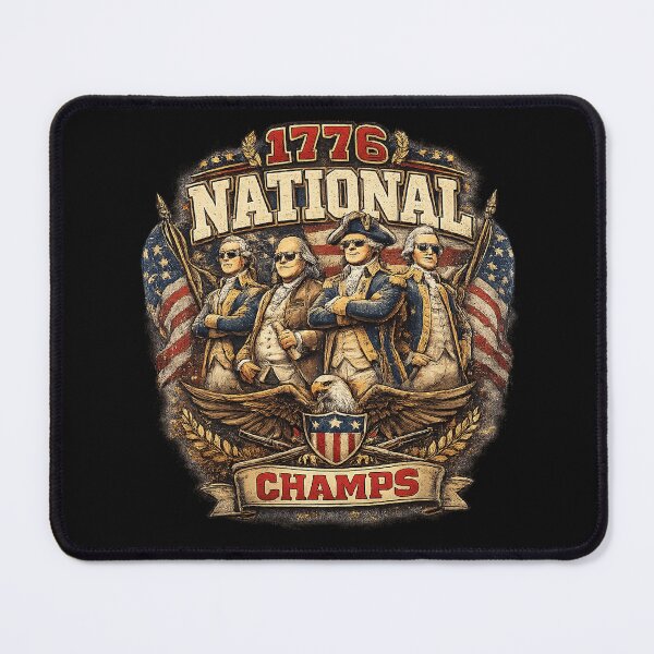 Item preview, 1776 national champs funny patriotic america founding father  designed and sold by mariazin.